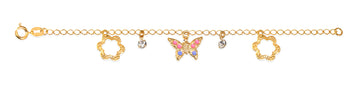 18K Gold FLayered Oro Laminado Kids Bracelet 71.0246/17-5